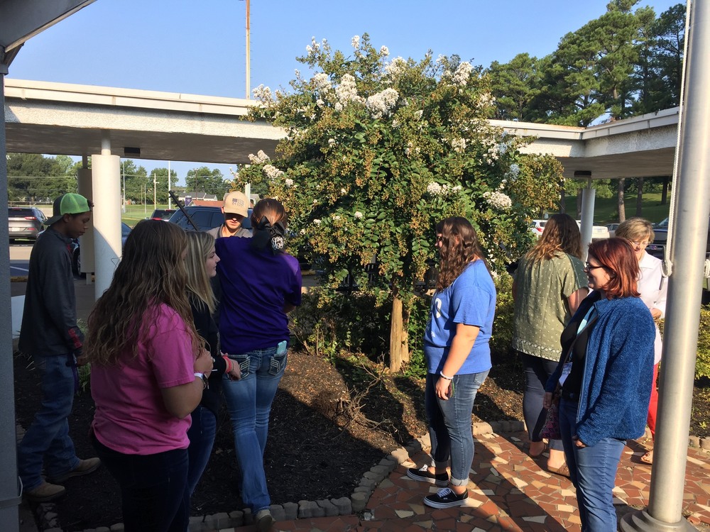 Landscaping and Turf students help around campus.