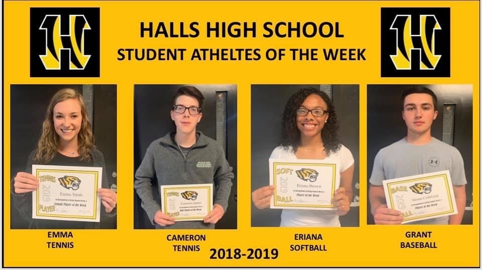 HHS Announces Student Athletes of the Week