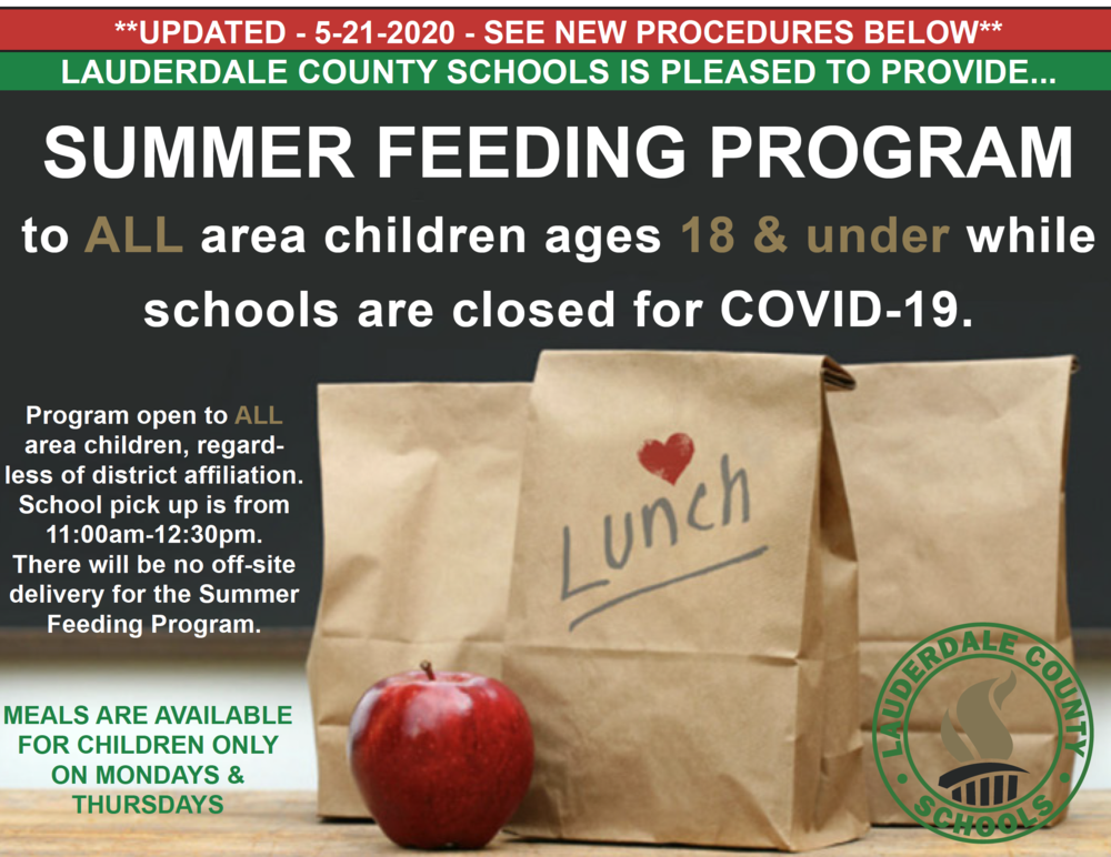 Student Meal Program Transitions to Summer Feeding Program