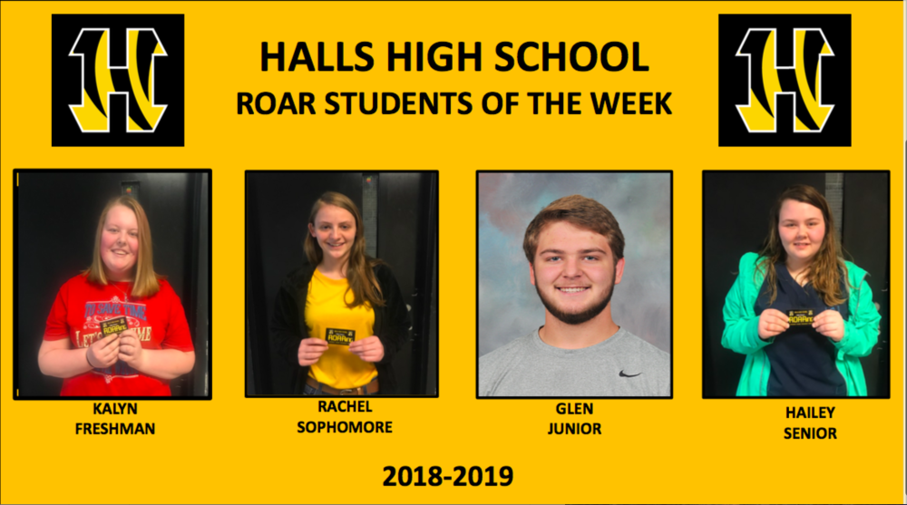 HHS Announces ROAR Students of the Week