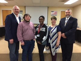 RHS Students Showcase CTE Programming to WestStar Leadership