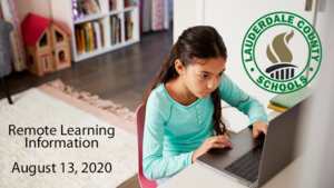 Important Remote Learning Information - 8-13-2020