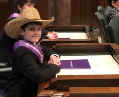 HES Student at TN State Capitol for Advocacy Day