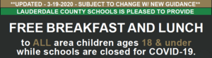 **UPDATED** LCS to Provide Free Lunch & Breakfast During COVID-19 School Closure
