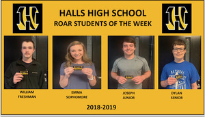 HHS Announces ROAR Students of the Week