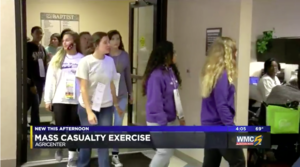 HOSA Students attend mass casualty drill